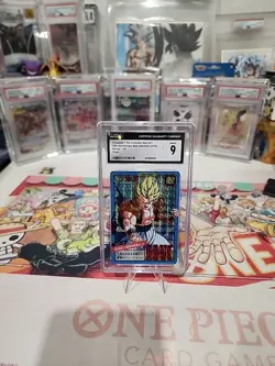 Gogeta #547 Dragon Ball Carddas Amada Prism Card DBZ 30TH Annive Rare CCG CGC 9 - Image 1