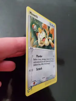 Meowth 013 VMAX SWSH005 Holo Swirl Pokemon TCG Promo Card EX Collector's Tin NM - Image 4
