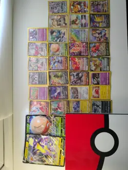Pokemon Card Lot with Binder - V, VSTAR, Trainers, Japanese Cards + 2 Jumbo Card - Image 1