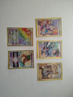 Pokemon Card Lot with Binder - V, VSTAR, Trainers, Japanese Cards + 2 Jumbo Card - Image 4