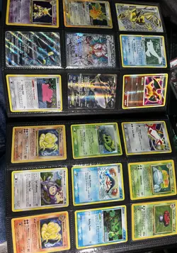 Pokemon Vintage Binder Over 90 Holos !! See Photos And Read Description - Image 5
