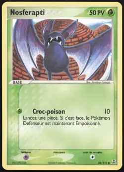 Carte Pokemon Nosferapti 88/113 Especes Delta Francais - Image 1