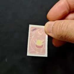 Chansey Holo Rare Sticker Seal Pokemon Nintendo Zukan Japanese Vintage Bandai - Image 2