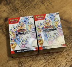 Pokemon Scarlet & Violet Prismatic Evolutions Booster Bundle New/Sealed X2 🦖🦕 - Image 1