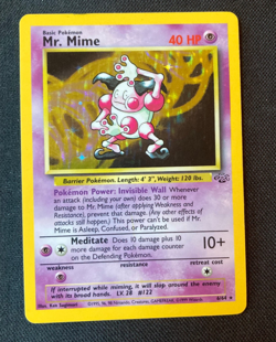 Pokemon 1999 Jungle set Mr. Mime #6 holo NM - Image 1