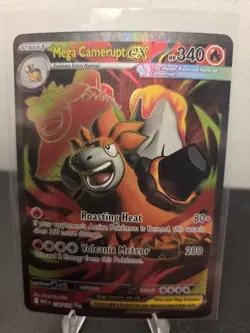 Mega Camerupt ex Ultra Rare ME01: Mega Evolution 156/132 NM Near Mint Pokemon - Image 1