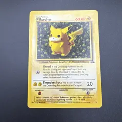 #1 Pikachu WOTC Black Star Promo Red cheeks; Sugimori art Vintage Pokemon - Image 2