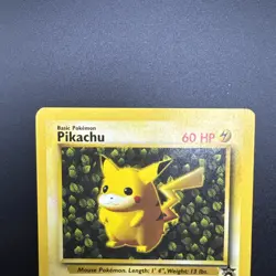 #1 Pikachu WOTC Black Star Promo Red cheeks; Sugimori art Vintage Pokemon - Image 4