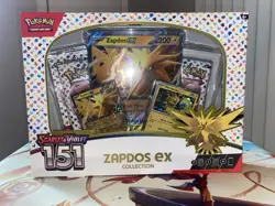 Pokemon TCG Scarlet & Violet 151 Zapdos Ex Collection Box Factory Sealed - Image 1