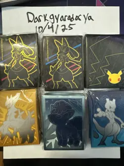Pokemon TCG Ultimate Accessory Bundle Lot Deck Sleeves Box Dice Dividers Markers - Image 1
