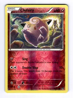 Clefairy XY - BREAKpoint #81 (2016) Common Reverse Holo NM Pokemon - Image 1