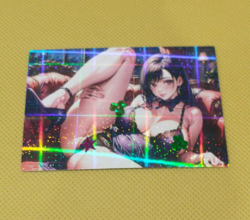 Tifa Lockhart Final Fantasy Night City Story Anime Waifu custom Sexy Card - Image 1