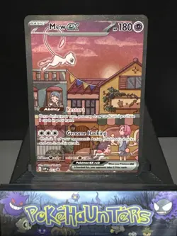 Pokemon Card Mew EX 053 Rare 151 UPC Scarlet & Violet Promo Holo Near Mint - Image 1