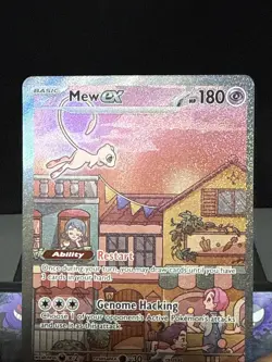 Pokemon Card Mew EX 053 Rare 151 UPC Scarlet & Violet Promo Holo Near Mint - Image 2