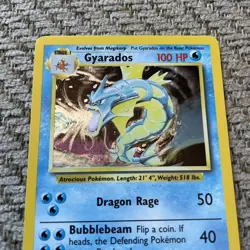 GYARADOS 6/102 HOLO Foil Rare Base Set 1999 Pokemon Card WOTC - Image 2