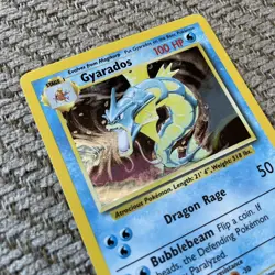 GYARADOS 6/102 HOLO Foil Rare Base Set 1999 Pokemon Card WOTC - Image 4