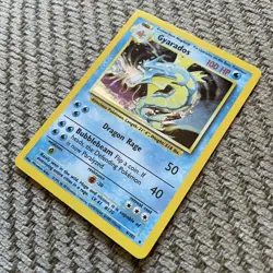 GYARADOS 6/102 HOLO Foil Rare Base Set 1999 Pokemon Card WOTC - Image 5