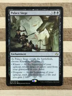 MTG Commander 2017 Palace Siege Foil Card 79/185 - Image 1