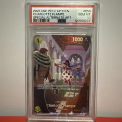One Piece Card Game Charlotte Flampe SP OP10 EB01-056 English Edition - Image 1
