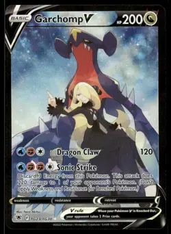 Pokemon Cards Garchomp V TG23/TG30 Astral Radiance Trainer Gallery Holo NM - Image 1