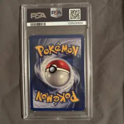 1st Edition Shadowless Machamp 8/102 Base Set Pokemon Card PSA 6 Super Clean - Image 2