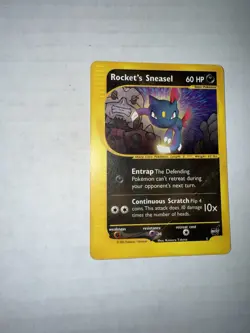 2002 Pokemon TCG English Card Best of Game Promo, - Rockets Sneasel #5 - Image 1