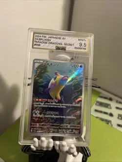 Pokemon TCG Bruxish Card AR Paradise Dragona Series 068/064 AGS 9.5 Mint+ - Image 1