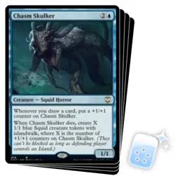 CHASM SKULKER X4 Streets Of New Capenna: Commander Magic MTG MINT CARD - Image 1