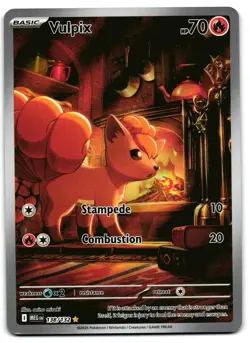 Vulpix 138/132 - Mega Evolution Illustration Rare Pokemon TCG - M/LP Card - Image 1