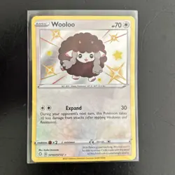 Wooloo SV103/SV122 Shining Fates: Shiny Vault NM Pokemon TCG Card - Image 1