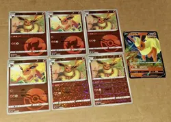 EXCLUSIVE Flareon CBB2C S-Chinese Gem Pack Vol 2 Pokemon TCG Card Lot - Image 1