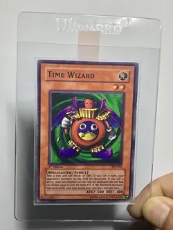Time Wizard SDJ-015 (MP) 1st Edition Common 2002 Yu-Gi-Oh! Card TCG - Image 4