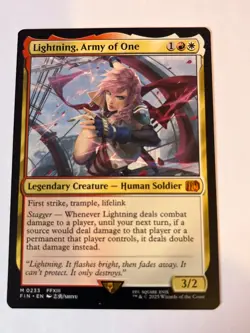 Lightning, Army of One FIN #233 Non-Foil NM MTG - Image 1