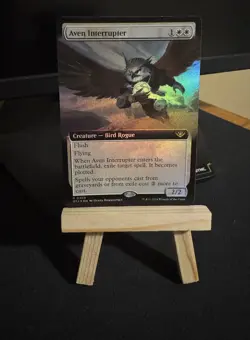 Aven Interrupter (Extended Art) Outlaws of Thunder Junction Foil. Mint Condition - Image 1