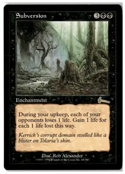 MTG Subversion - Urza's Legacy Moderately Played English - Image 1