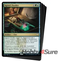 Agent's Toolkit X4 M/NM Magic MTG Streets Of New Capenna: Commander - Image 1