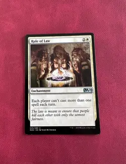 Rule of Law - EX - MTG Core 2020 - Magic the Gathering - Excellent - Image 1