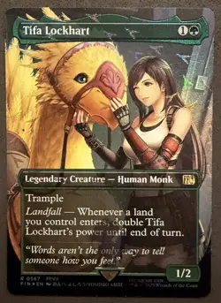 Wizards of the Coast Magic: The Gathering Tifa Lockhart Holo Chocobo track - Image 1