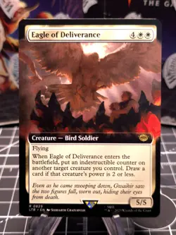 MTG - Eagle of Deliverance. Extended Art. The Lord of the Rings. NM - Image 1