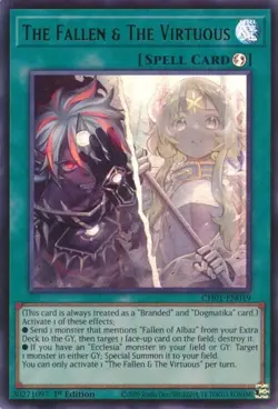 Yu-Gi-Oh! The Fallen & The Virtuous CH01-EN019 Ultra Rare - Image 2