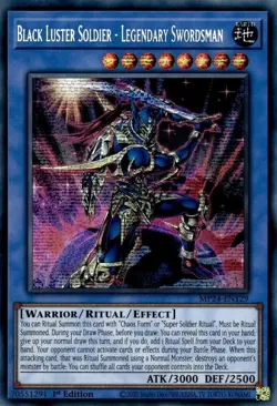Yugioh Dueling Mirrors: Black Luster Soldier - Legendary Swordsman MP24-EN129 - Image 1
