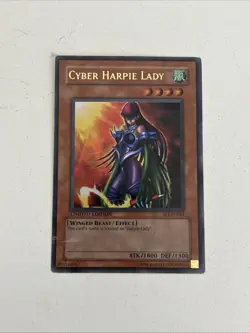 Yugioh Cyber Harpie Lady SP1-EN001 Ultra Rare Limited LP - Image 1