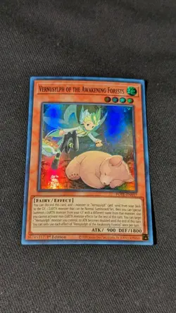 YUGIOH Vernusylph of the Awakening Forests 1st Edition POTE EN017 Super Rare NM - Image 1