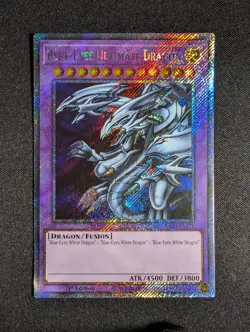 Yugioh - Blue-Eyes Ultimate Dragon RA03-EN178 1st Edition Platinum Secret NM - Image 1