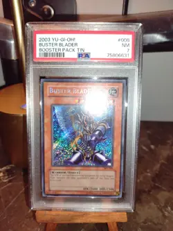 Yu-Gi-Oh! Buster Blader BPT-008 Secret Rare PSA 7 Fresh Slab - Image 1