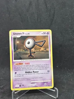 Pokemon Card Unown F (56/106) Great Encounters Uncommon Non-Foil - Image 1