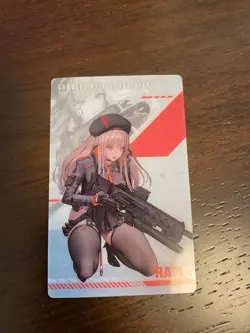 Nikke Goddess of Victory Gun Girl Metal Card Collection Vol.1 Rapi - Image 1