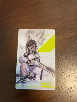 Nikke Goddess of Victory Gun Girl Metal Card Collection Vol.1 Guilty - Image 1