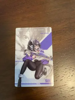 Nikke Goddess of Victory Gun Girl Metal Card Collection Vol.1 Sin - Image 1