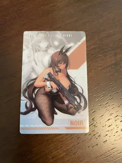 Nikke Goddess of Victory Gun Girl Metal Card Collection Vol.1 Noir - Image 1